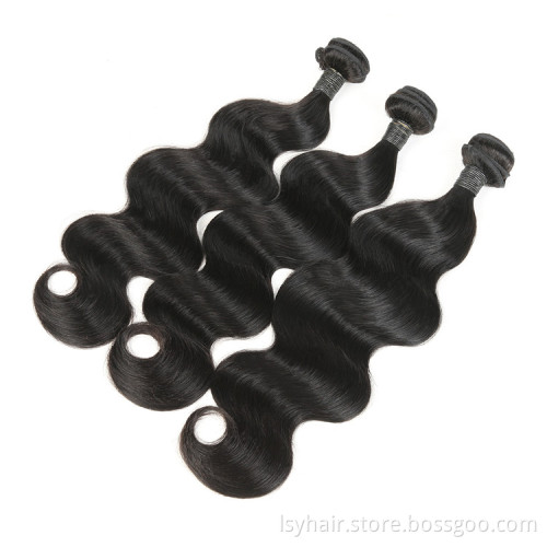 Read To Ship Trade Assurance Free Gift Sample Original Peruvian Body Wave 3 Bundles With Ear to Ear Frontal Closures Sales